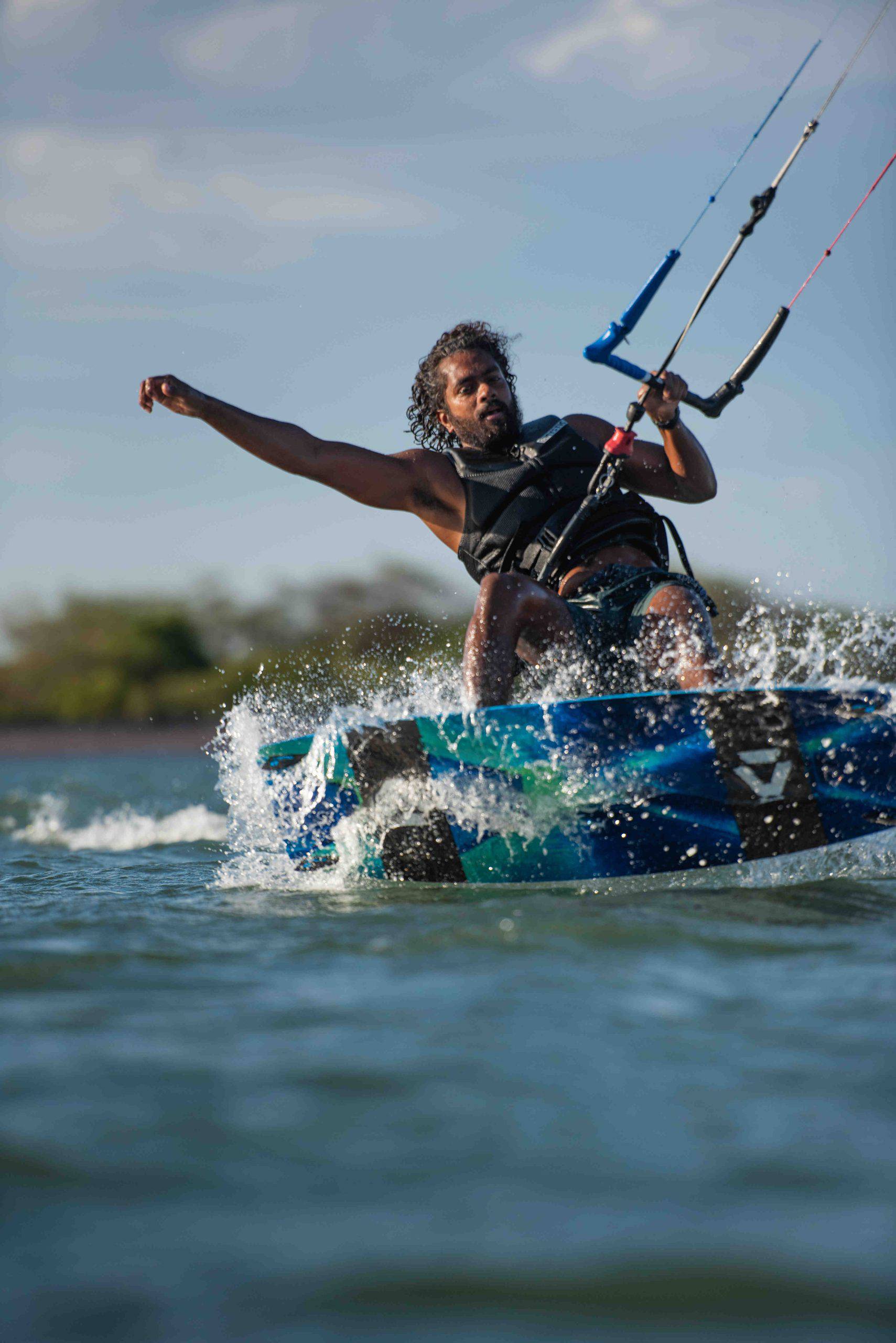 kitesurfing